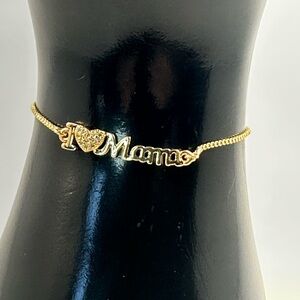 This 14K gold laminated bracelet
